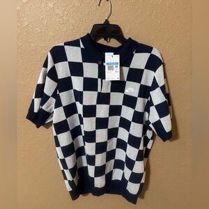 NIKE Sportswear Club Checkers Polo Shirt (sz. M)